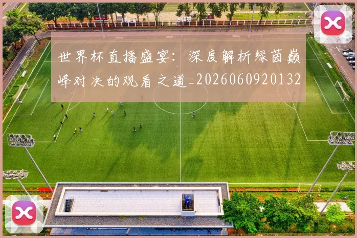 世界杯直播盛宴：深度解析绿茵巅峰对决的观看之道_20260609201325